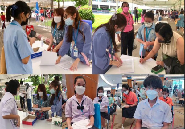 ฉีดวัคซีนป้องกัน COVID-19 (Sinopharm)  โครงการ VACC 2 School โดยราชวิทยาลัยจุฬาภรณ์