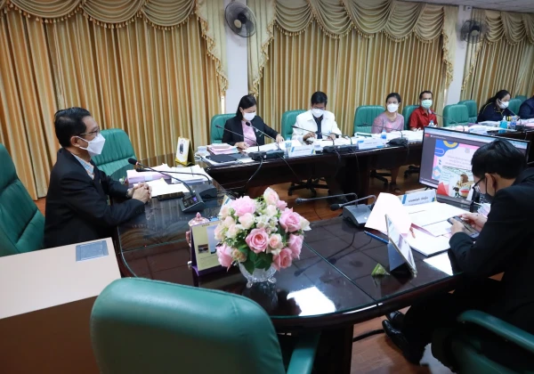 ประชุมเชิงปฏิบัติการรายงานผลการดำเนินงานตามแผนปฏิบัติการ ประจำปีงบประมาณ 2564 และหลอมแผนปฏิบัติการ ประจำปีงบประมาณ 2565