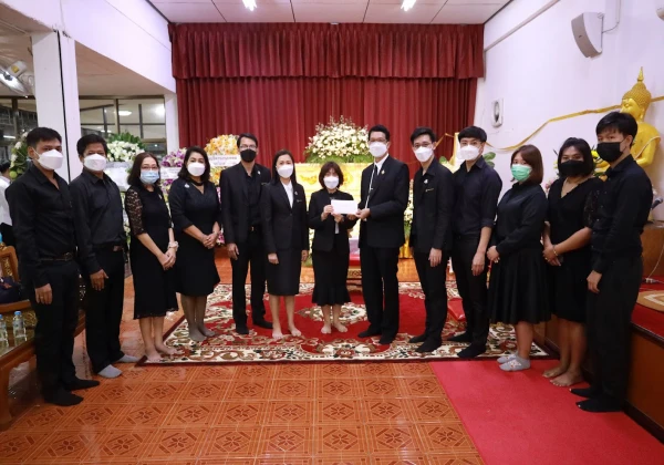 งานสวดอภิธรรมศพมารดาบุญธรรม รองผู้อำนวยการเจนจิรา เวียนสุข