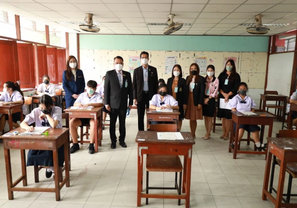ตรวจเยี่ยมสนามสอบการจัดสอบทางการศึกษา ระดับชาติขั้นพื้นฐาน (O-NET) ปีการศึกษา 2564