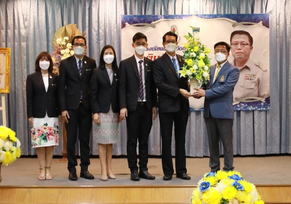 แสดงความยินดีกับนายสุทธิเกียรติ พันธ์เสนา เนื่องในโอกาส ย้ายมาดำรงตำแหน่ง ผอ.โรงเรียนมัธยมวัดดาวคนอง