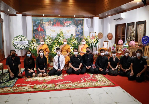 พิธีบำเพ็ญกุศลสวดพระอภิธรรรมพระครูปลัดเฉลิม อุทโย อดีตผู้ช่วยเจ้าอาวาสวัดชิโนรสาราม วรวิหาร